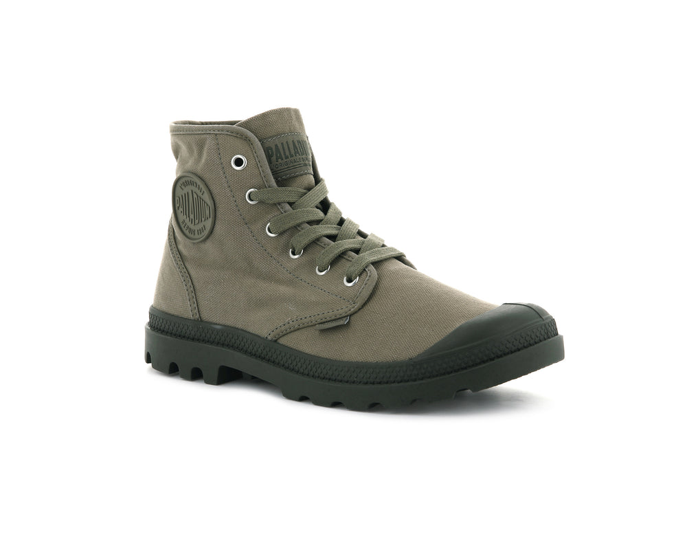 Botas Palladium PAMPA HI Hombre Verde | Costa Rica-94307